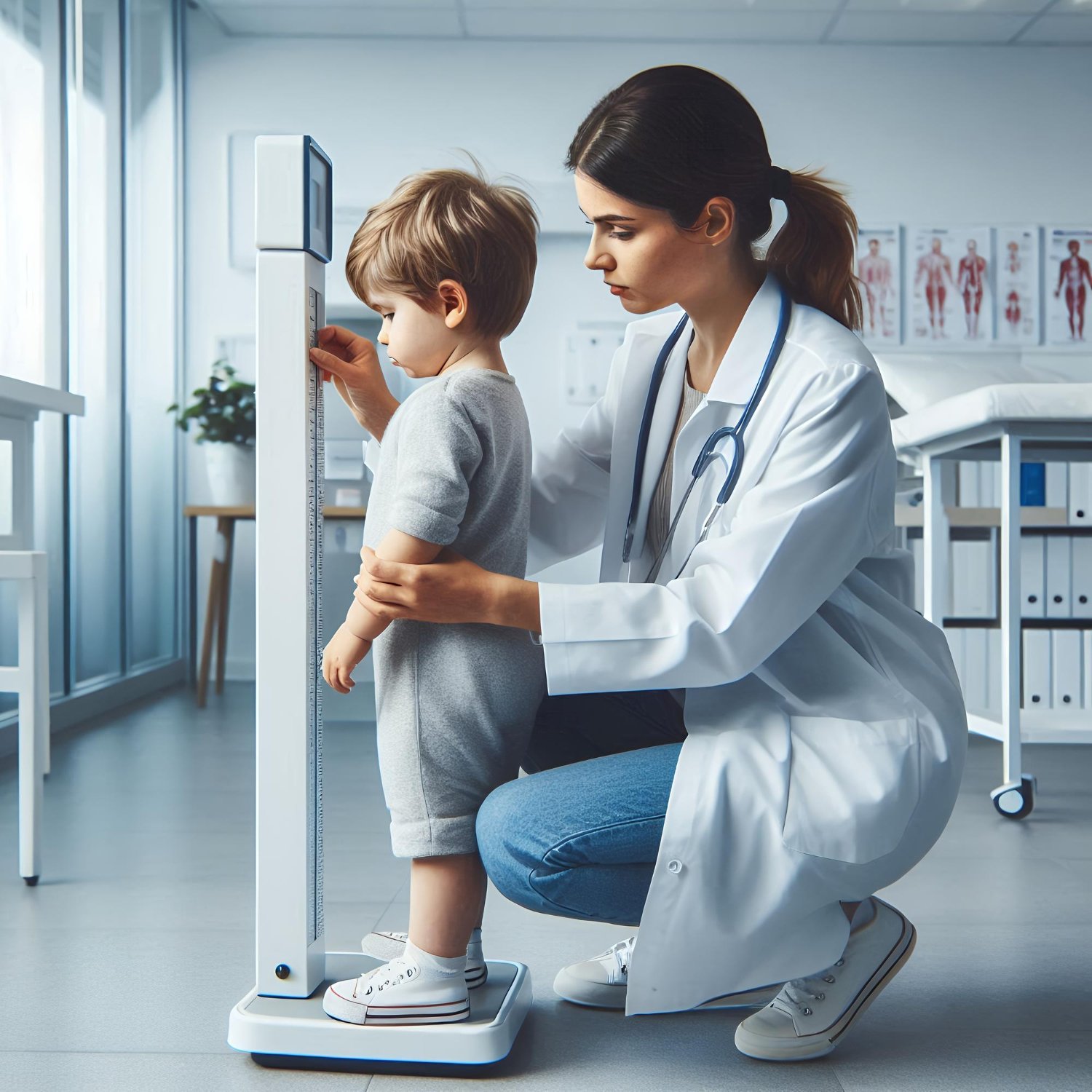 Child growth and development monitoring by pediatrician